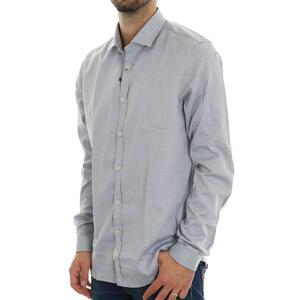 CAMICIA CON TOPPE KOON GRIGIO